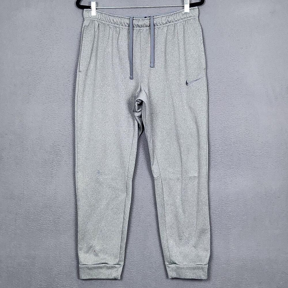 Nike Therma-FIT Pants Mens 32x28 Gray Tech Fleece Joggers Elastic Waist Gym